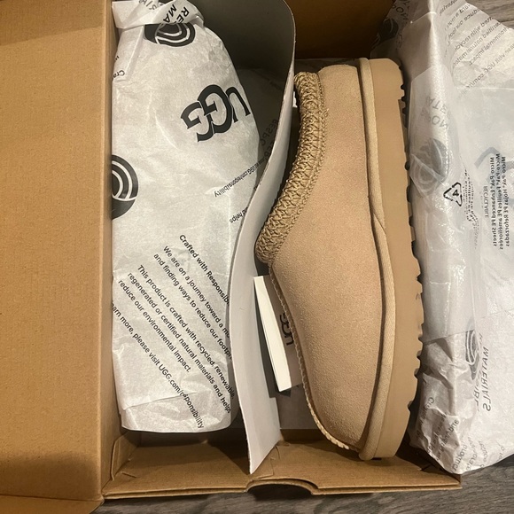 UGG slipper 5955 Tasman 5955- sand tnl womens wool （Ships out in one day） - Picture 7 of 11